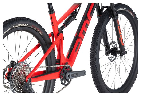 BMC Fourstroke 01 Twee Volledig geveerde MTB Sram GX Eagle AXS 12S 29'' Rood Koolstof Zwart 2024