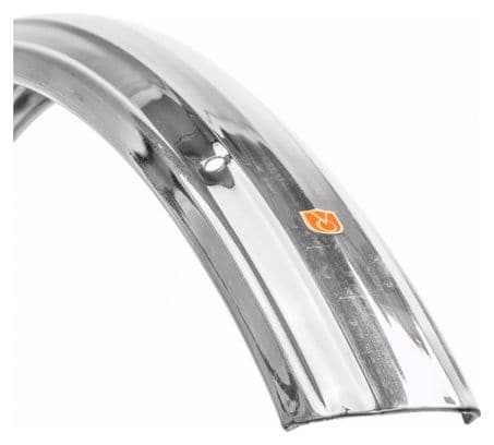 Pair of VéloOrange Mudguards 650mm Zeppelin Fenders 52mm Silver