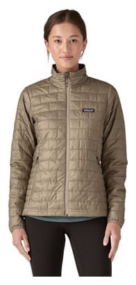 Piumino Patagonia Nano Puff Beige Donna