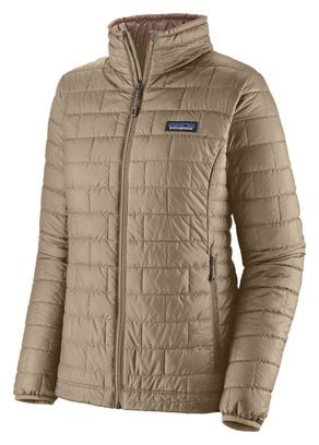 Piumino Patagonia Nano Puff Beige Donna