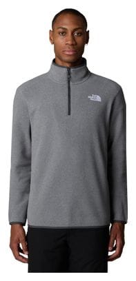 Polaire The North Face 100 Glacier 1/4 Zip Gris