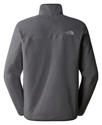 Polaire The North Face 100 Glacier 1/4 Zip Gris