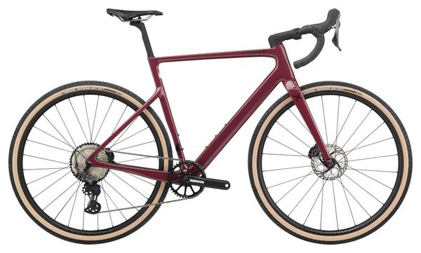 Vélo de Gravel Cannondale SuperSix Evo SE 1 Shimano GRX 820 12V 700mm Rouge - Produit Reconditionné