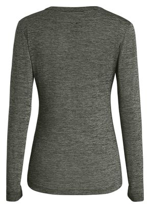 Maglietta a maniche lunghe Salewa Puez Melange Dry Verde Donna