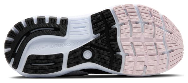 Brooks Ghost 16 Hardloopschoenen Zwart/Wit/Roos
