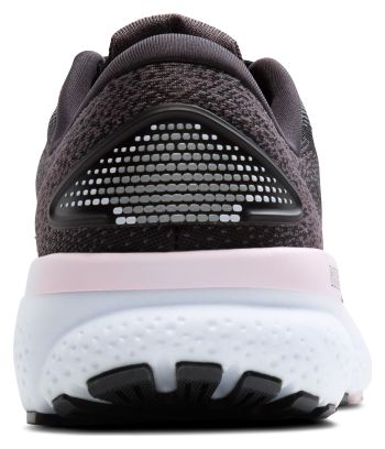 Brooks Ghost 16 Hardloopschoenen Zwart/Wit/Roos