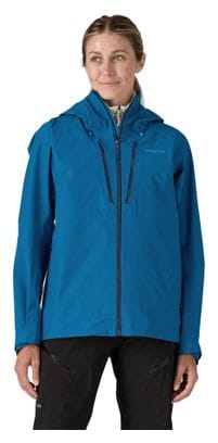 Giacca impermeabile blu Patagonia Triolet Donna