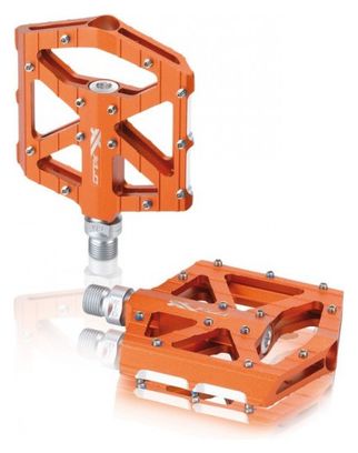 XLC PD-M12 Orange Flat-Pedal-Paar