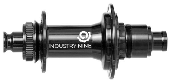 Mozzo posteriore Industry Nine 1/1 Mountain Classic | 28 buche | Boost 12x148 mm | Center Lock | Nero
