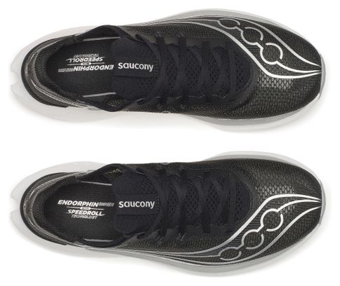 Saucony Endorphin Pro 5 Laufschuhe Schwarz/Silber für Herren