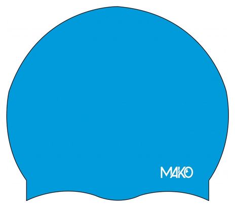 Bonnet de Bain Mako Signature Bleu Turquoise