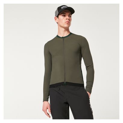 Oakley Elements Long Sleeve Jersey Green/Khaki