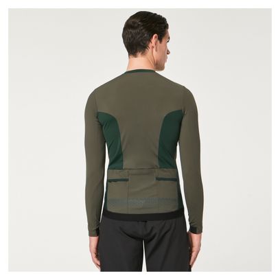 Oakley Elements Long Sleeve Jersey Green/Khaki