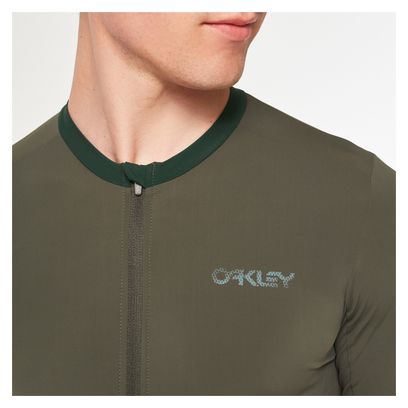 Oakley Elements Langarmtrikot Grün/Khaki