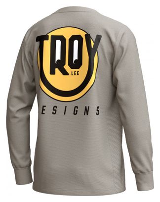 Maglia a maniche lunghe Troy Lee Designs Skyline Ride grigia per bambini