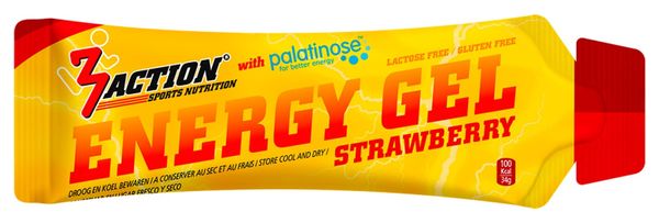 Energy Gel Fraises - Boîte 25 gels énergétiques
