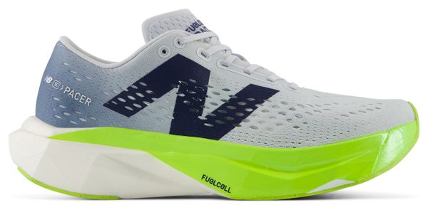 Zapatillas de running New Balance SuperComp Pacer v2 amarillas/azules para mujer