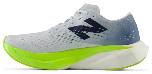 Zapatillas de running New Balance SuperComp Pacer v2 amarillas/azules para mujer