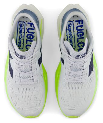 Zapatillas de running New Balance SuperComp Pacer v2 amarillas/azules para mujer
