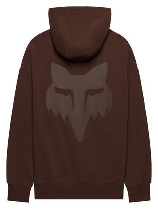 Felpa Fox Fox Head Heavyweight Coffee Marrone da uomo