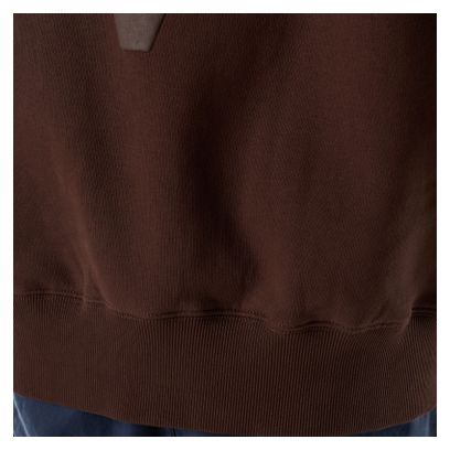 Felpa Fox Fox Head Heavyweight Coffee Marrone da uomo