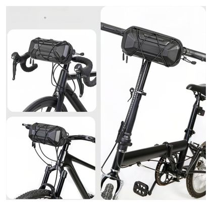 Sacoche de guidon WILD MAN vélo 2 L noire