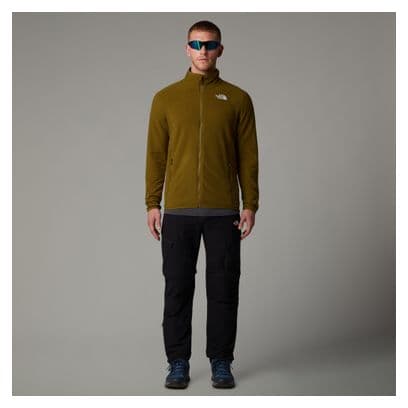 The North Face 100 Glacier Full Zip Fleec Green