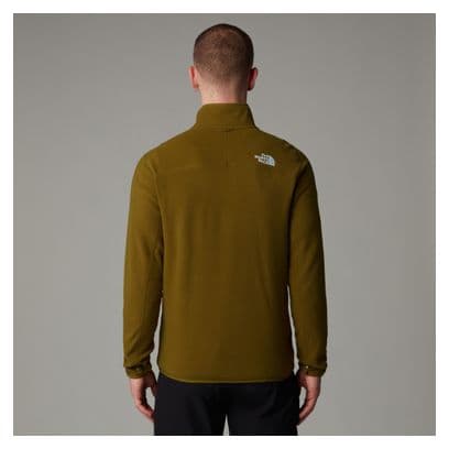 The North Face 100 Glacier Full Zip Fleec Green