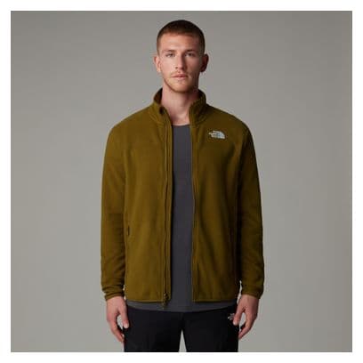 The North Face 100 Glacier Full Zip Polare Verde