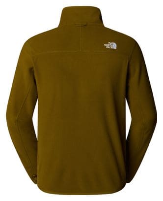 The North Face 100 Glacier Full Zip Polare Verde