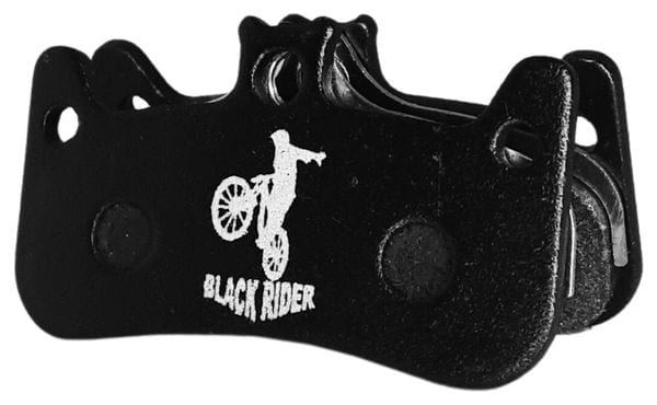 Paires de Plaquettes BLACK RIDER pour Formula CURA 4 Semi-Métallique "Agressif"