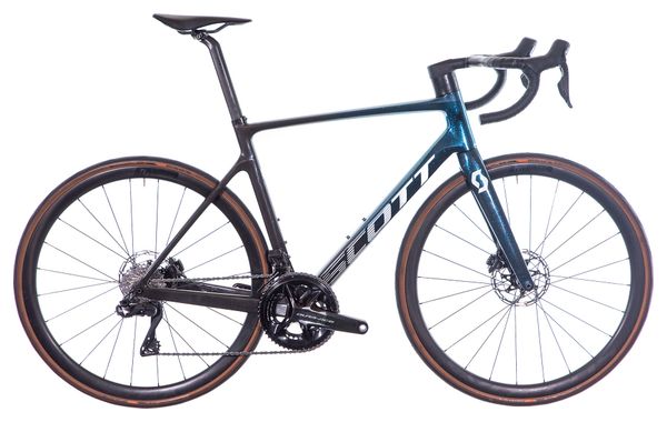 Produit Reconditionné - Vélo de Route Scott Addict RC Pro Shimano Dura-Ace di2 12V Bleu/Noir Brillant 2022