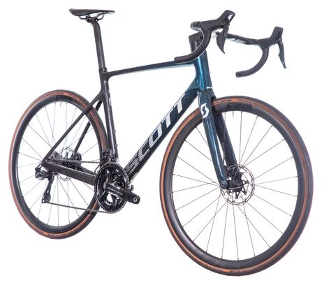 Produit Reconditionné - Vélo de Route Scott Addict RC Pro Shimano Dura-Ace di2 12V Bleu/Noir Brillant 2022