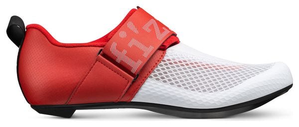 Produit Reconditionné - Chaussures de Triathlon Fizik Hydra Blanc/Rouge