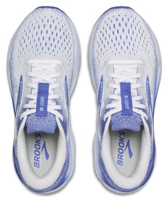 Brooks Ghost 16 Running-Schuhe Weiß/Blau Damen