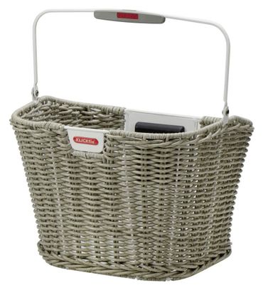 Cestino anteriore Klickfix Structura Grey