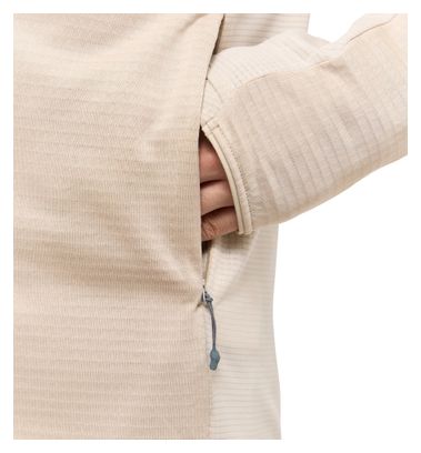 Forro polar Haglöfs L.I.M Mid Fast II Hood Beige Hombre