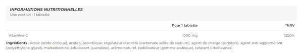 Vitamin C Effervescent (20 Tabs) - Biotech Usa - Vitamine C