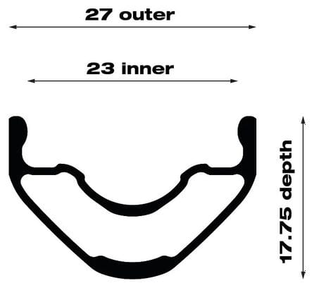 WTB KOM Light i23 27.5''/650b Felge Schwarz