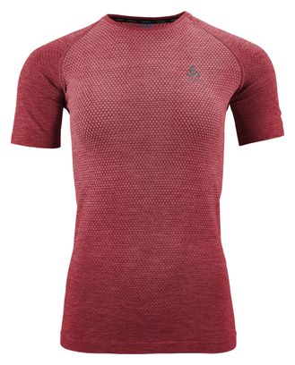 Odlo Essential Seamless Short Sleeve Shirt Women Red