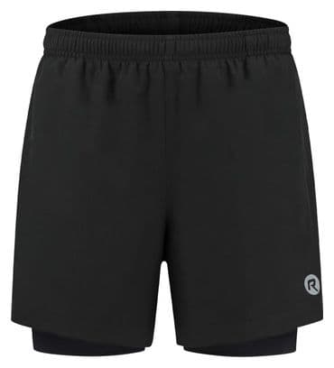 Short 2-en-1 Rogelli Essential Noir Homme