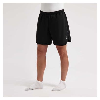 Short 2-en-1 Rogelli Essential Noir Homme