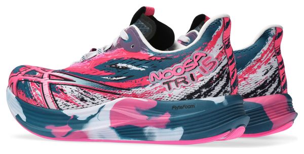 Running Shoes Asics Noosa Tri 15 Rose Bleu Femme
