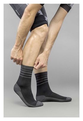 Chaussettes Hiver GripGrab Waterproof Merino Thermal Noir Gris