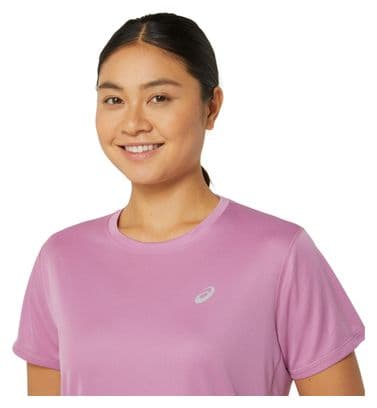 Maillot manches courtes Femme Asics Core Run Rose