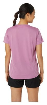 Dames Asics Core Run Pink Short Sleeve Jersey