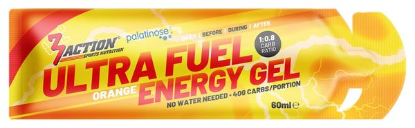Ultra Fuel Energy Gel Orange - Boîte 15 gels énergétiques
