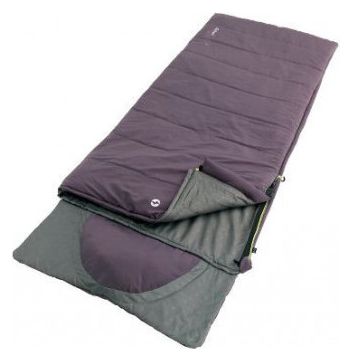 Sac de couchage Outwell Contour Dark Purple (zip gauche)