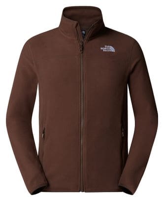 The North Face 100 Fleece Glacier Full Zip Brown