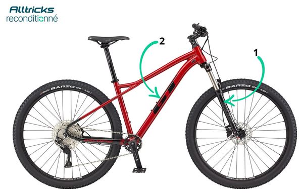  VTT Semi-Rigide GT Avalanche Elite 11V 29'' Rouge Noir - Produit Reconditionné